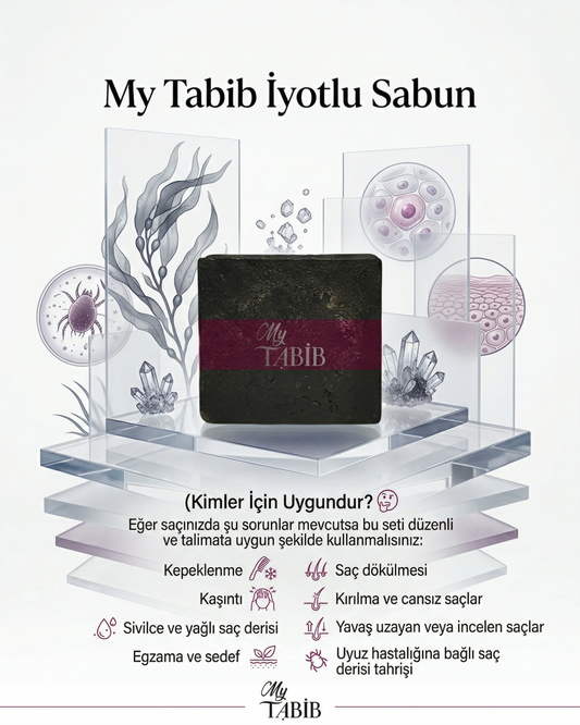 İYOTLU SABUN-EGZAMA-SEDEF-SİVİLCE-KEPEK-KAŞINTI-YAĞLI CİLTLER