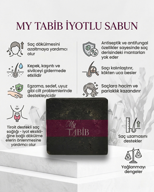 İYOTLU SABUN-EGZAMA-SEDEF-SİVİLCE-KEPEK-KAŞINTI-YAĞLI CİLTLER