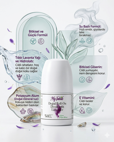 DOĞAL DEODORANT-ROLL-ON - LAVANTALI 50 ML