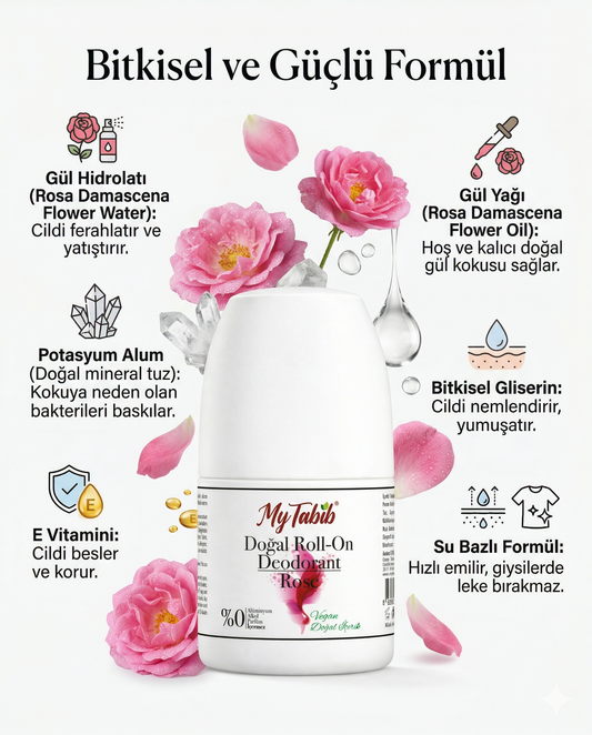 DOĞAL DEODORANT-ROLL-ON-GÜL- 50 ML
