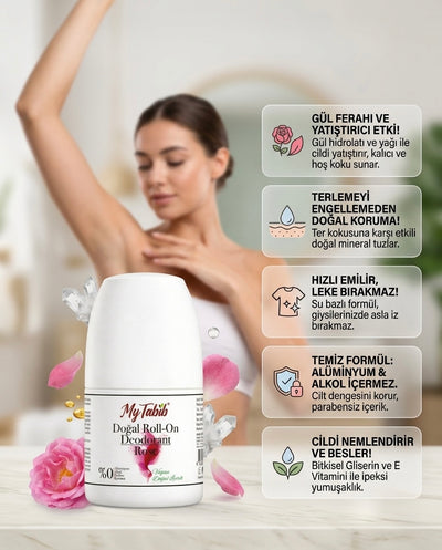 DOĞAL DEODORANT-ROLL-ON-GÜL- 50 ML