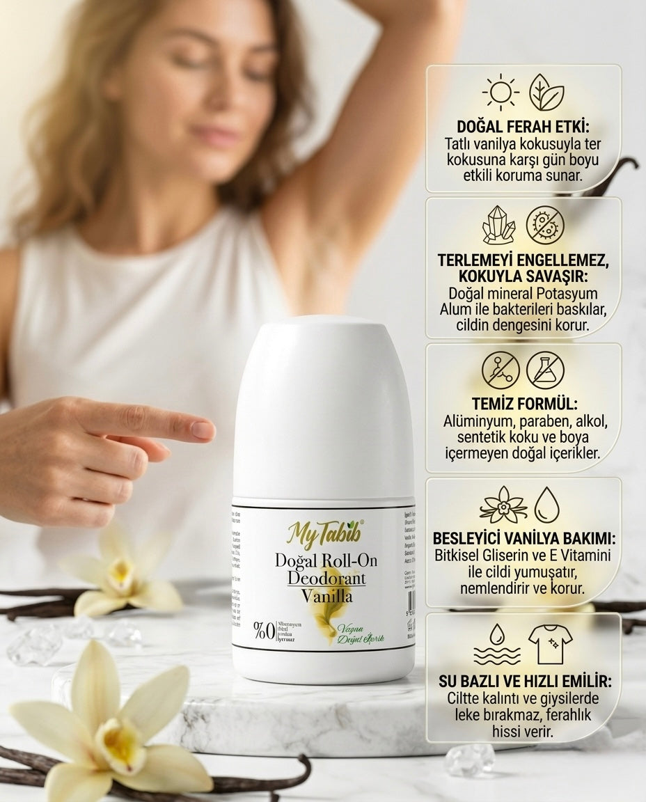 DOĞAL DEODORANT-ROLL-ON-VANİLYALI 50 ML