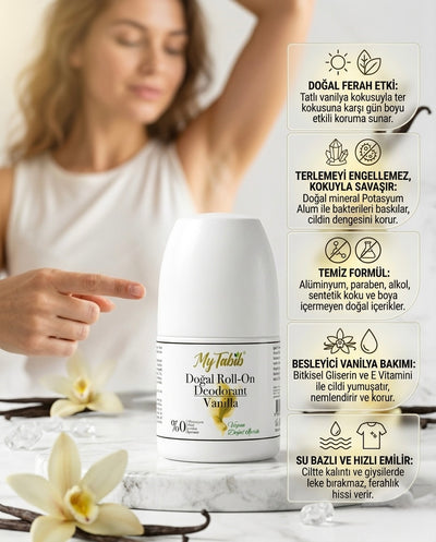 DOĞAL DEODORANT-ROLL-ON-VANİLYALI 50 ML