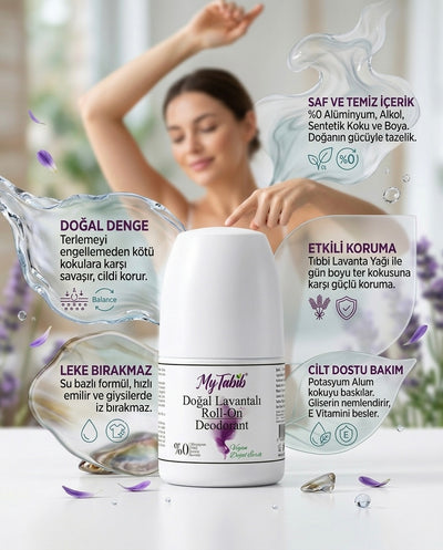 DOĞAL DEODORANT-ROLL-ON - LAVANTALI 50 ML
