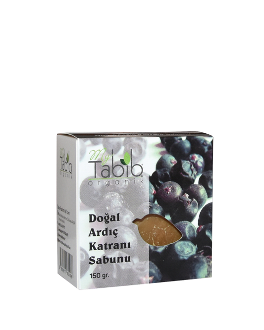 My Tabib Doğal Ardıç Katranı Sabunu 150 gr | Kaşıntı, Egzama & Saç Dökülmesine Karşı Doğal Bakım