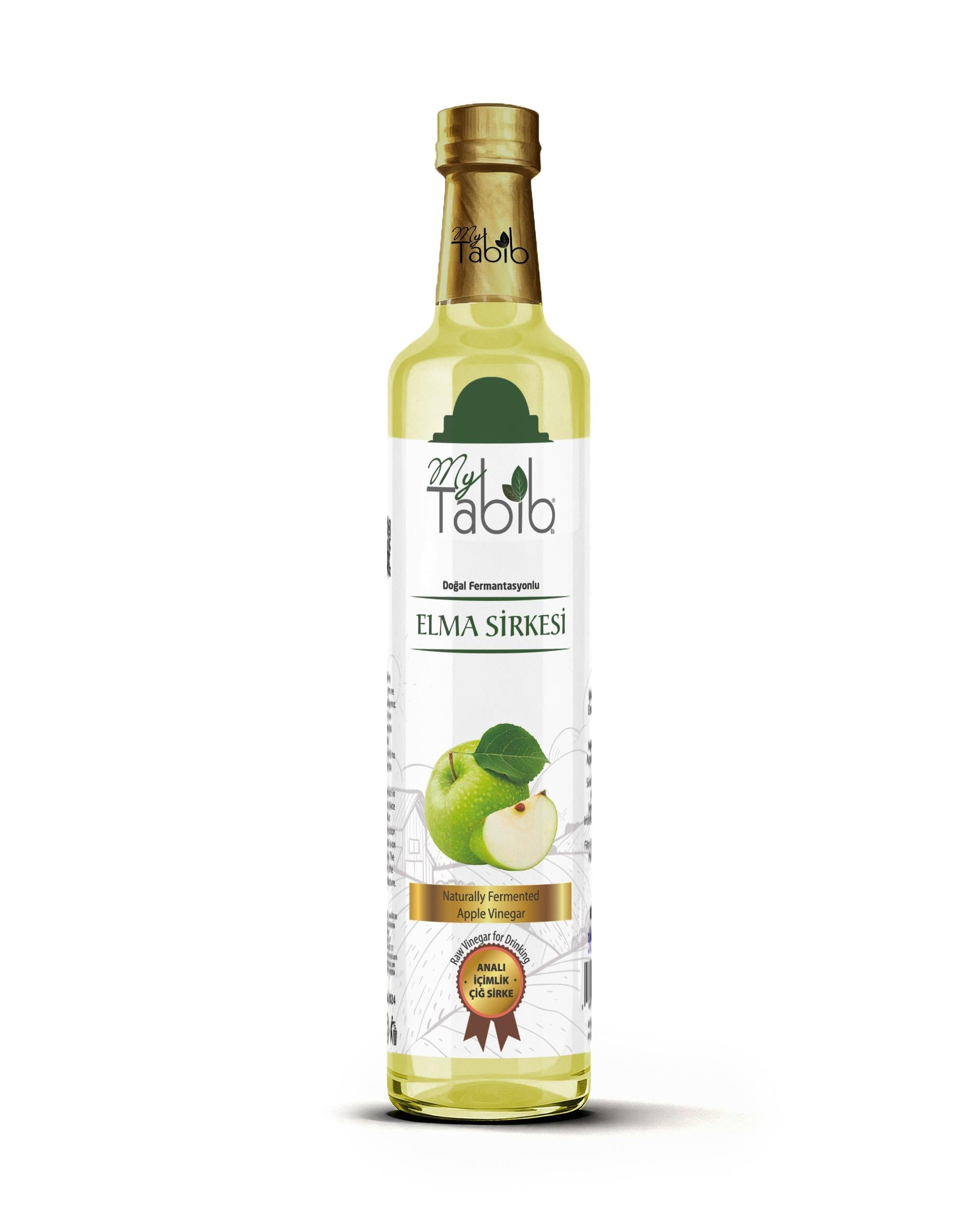 ELMA SİRKESİ-ANALI İÇİMLİK ÇİĞ SİRKE 500 ML