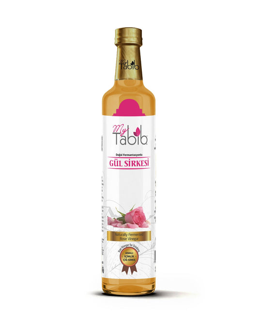 My Tabib Fermente Gül Sirkesi 500 ml | Zayıflamaya ve Cilt Bakımına Destek, Çiğ ve Analı Sirke