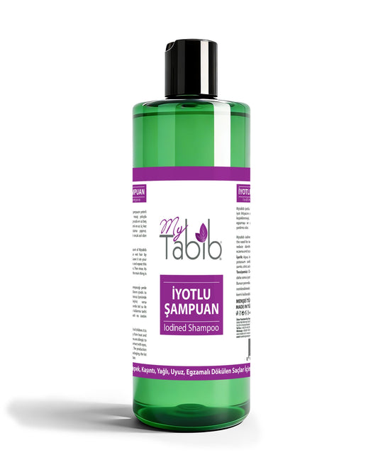 My Tabib İyotlu Şampuan 400 ml – Kepek, Kaşıntı, Egzama ve Saç Dökülmesine Karşı Doğal Bakım
