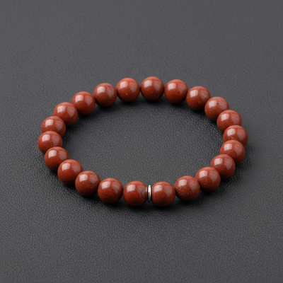 JASPER TAŞI ELASTİK BİLEKLİK 8 MM