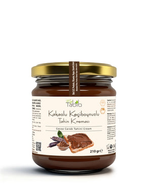 My Tabib Kakaolu Keçiboynuzlu Tahin Kreması | Sağlıklı, Protein & Demir Zengini 210 g
