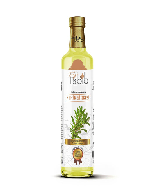 My Tabib Doğal Fermente Kekik Sirkesi 500 ml | Analı, İçimlik, Çiğ ve Doğal Sindirim Desteği