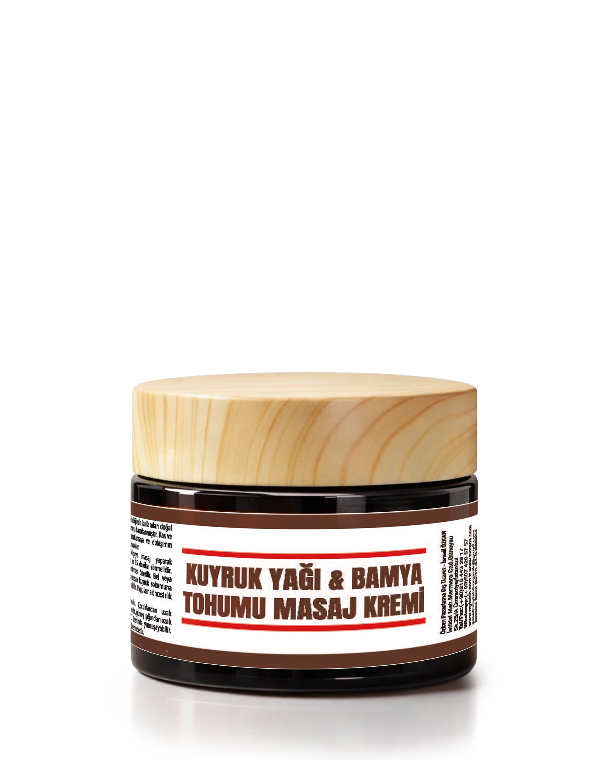 KUYRUK YAĞI BAMYA TOHUMU MASAJ KREMİ 50 ML