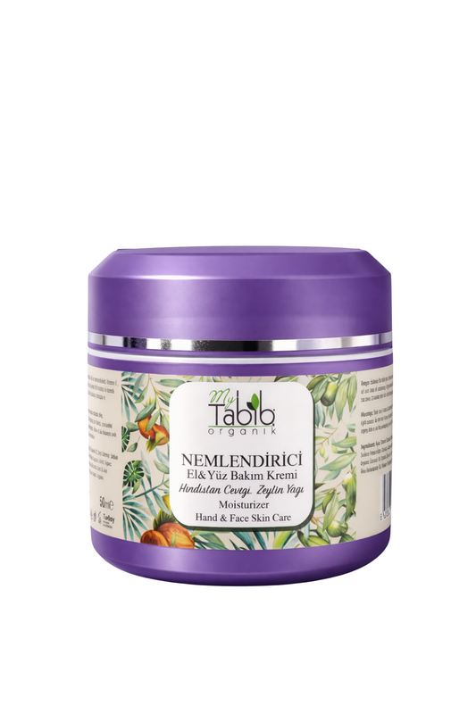 My Tabib Nemlendirici El ve Yüz Bakım Kremi 50 ml | Doğal ve Hafif Formül