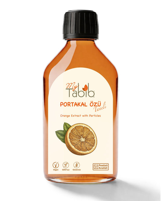 My Tabib Premium Taneli Portakal Özü | Doğal Ballı & Soğuk Proses