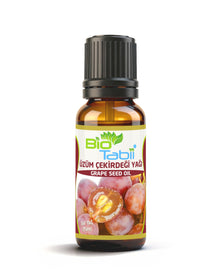 Bio Tabii Üzüm Çekirdeği Yağı 20 ml | %100 Saf Soğuk Sıkım | Cilt ve Saç Bakımı