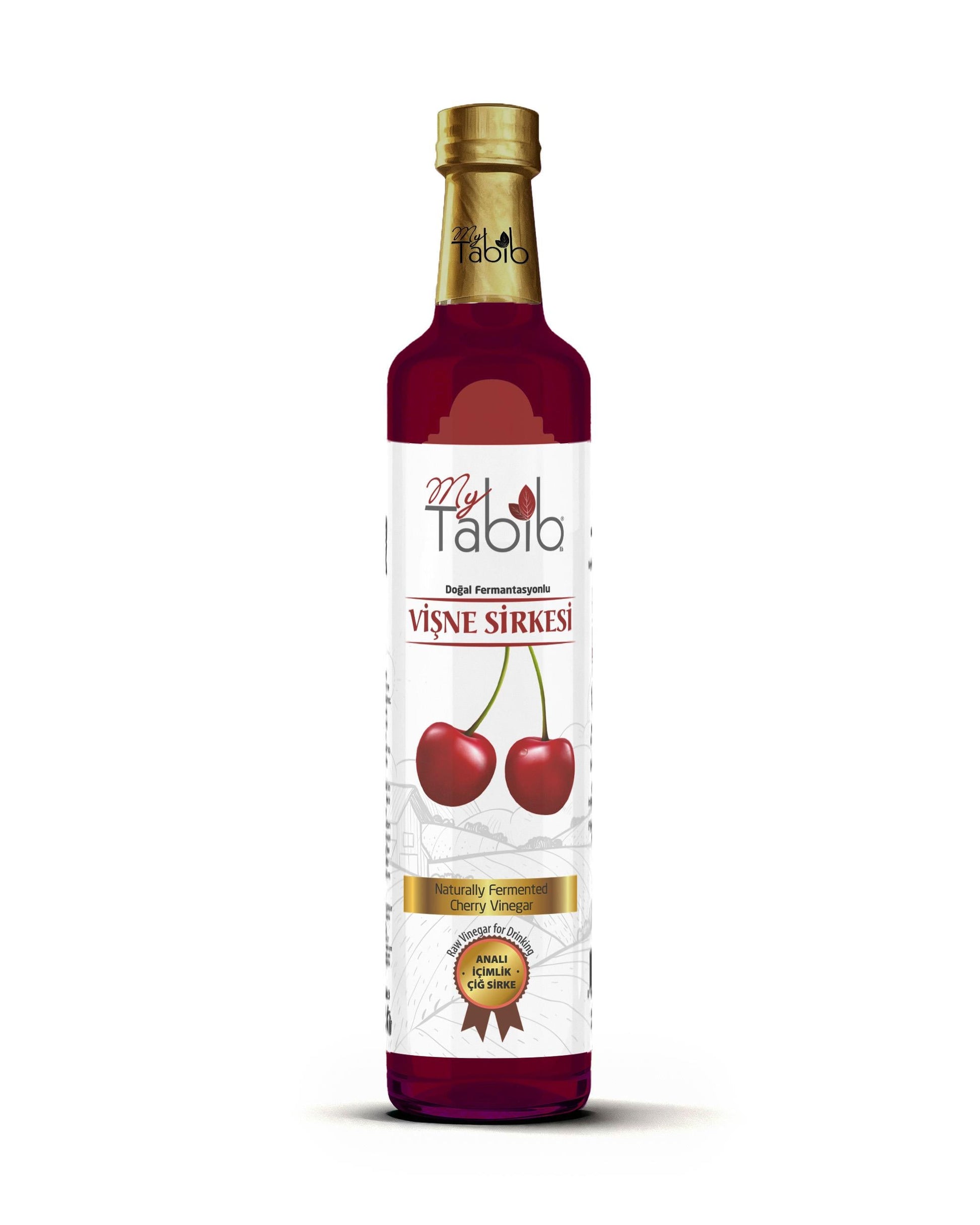 VİŞNE SİRKESİ-ANALI ÇİĞ İÇİMLİK SİRKE 500 ML