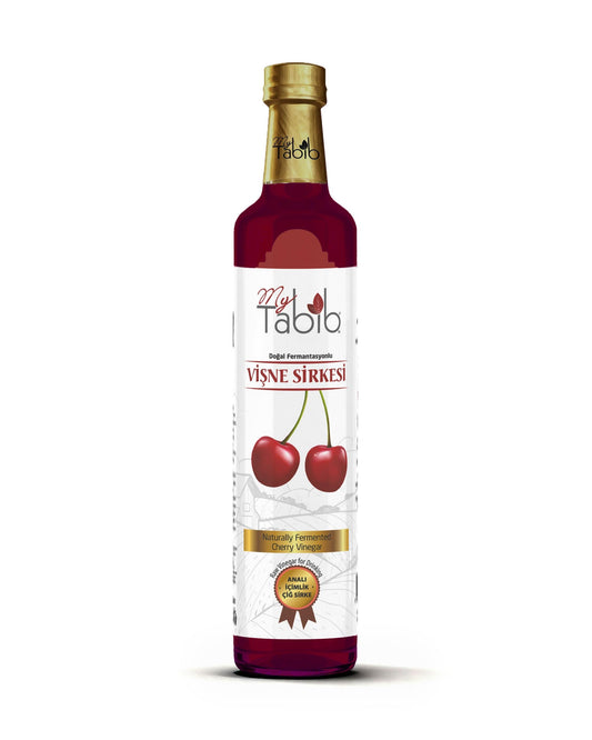 My Tabib Doğal Fermente Vişne Sirkesi 500 ml | Çiğ, Analı, İçimlik Sirke ile Doğal Sağlık Desteği