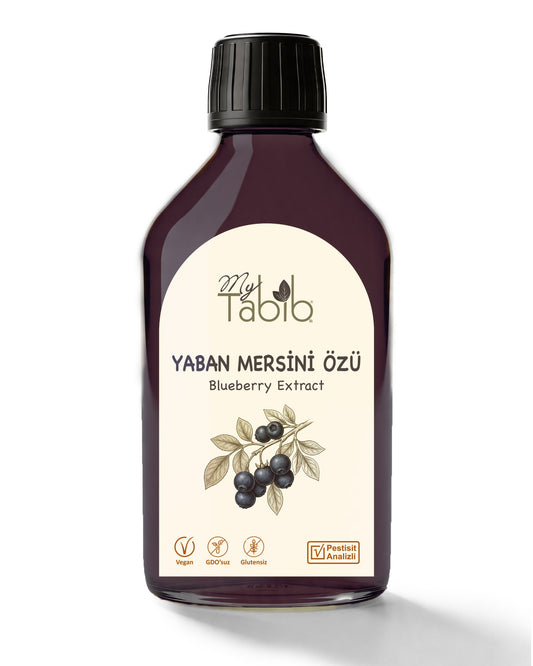My Tabib Premium Doğal Yaban Mersini Özü | Soğuk Proses, Analizli & Saf