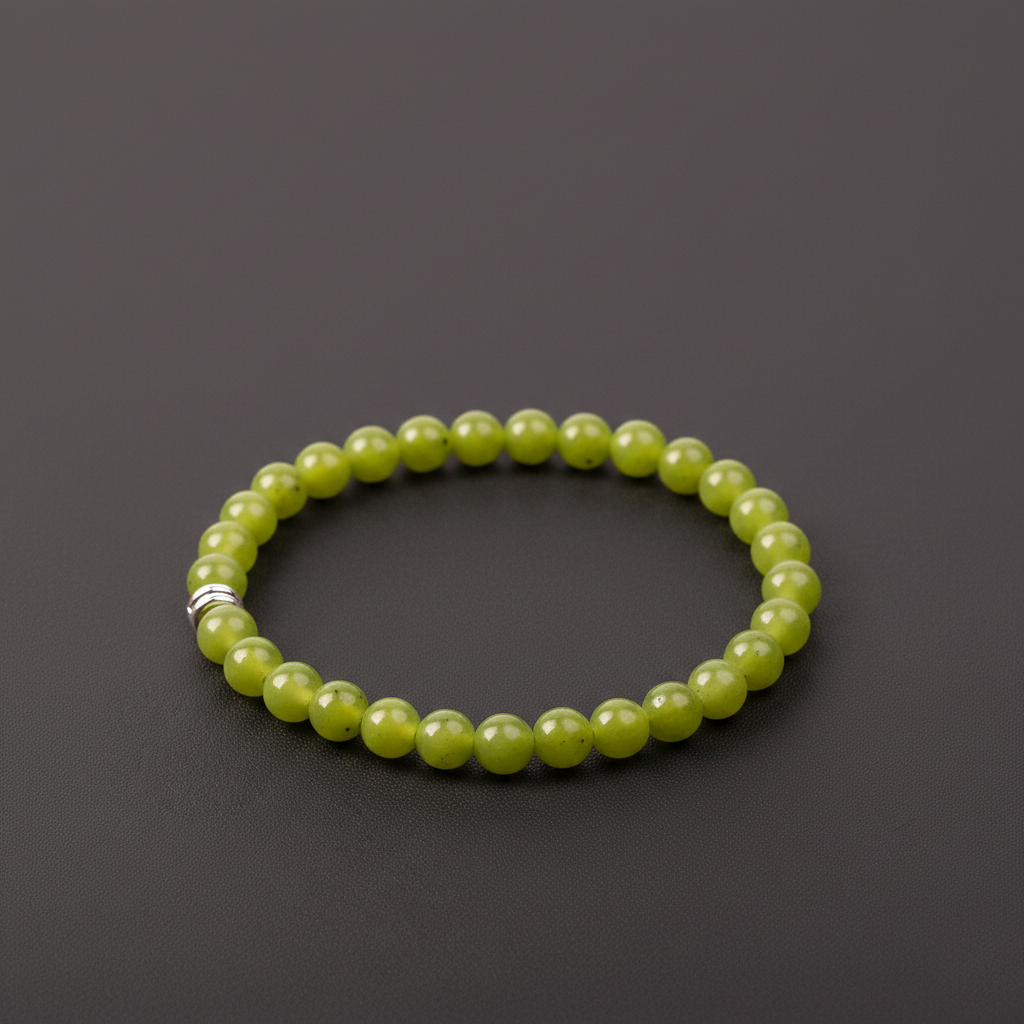 YEŞİM TAŞI ELASTİK BİLEKLİK 6 MM