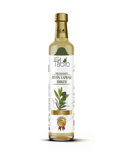 ZEYTİN YAPRAĞI SİRKESİ-ANALI ÇİĞ İÇİMLİK SİRKE 500 ML